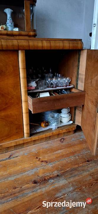 Kredens z nadstawka art deco 1930 Piekny Olkusz sprzedam