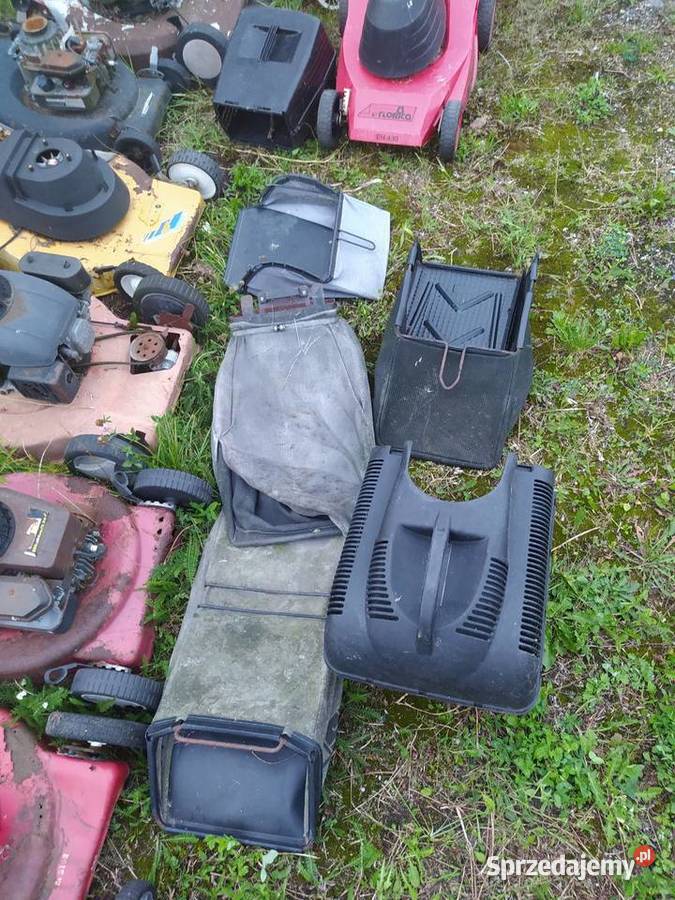 Kosiarka do trawy obudowa kosz części 10 sztuk Kosiarki spalinowe Ostrów Wielkopolski sprzedam
