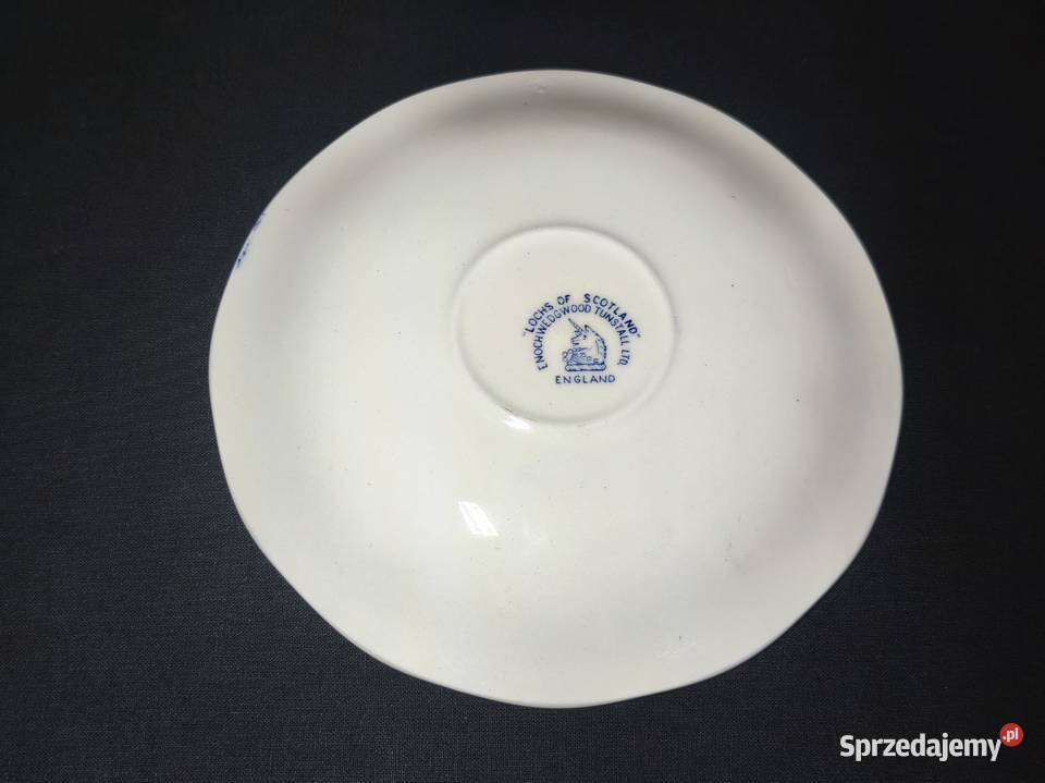 Zestaw bulionówka angielska Lochs of Scotland Porcelana i szkło lubelskie Chełm sprzedam