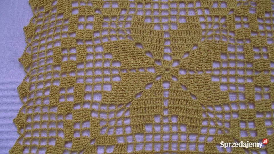 Bieżnik szydełkowy Obrusy i serwety Leźnica Wielka-Osiedle