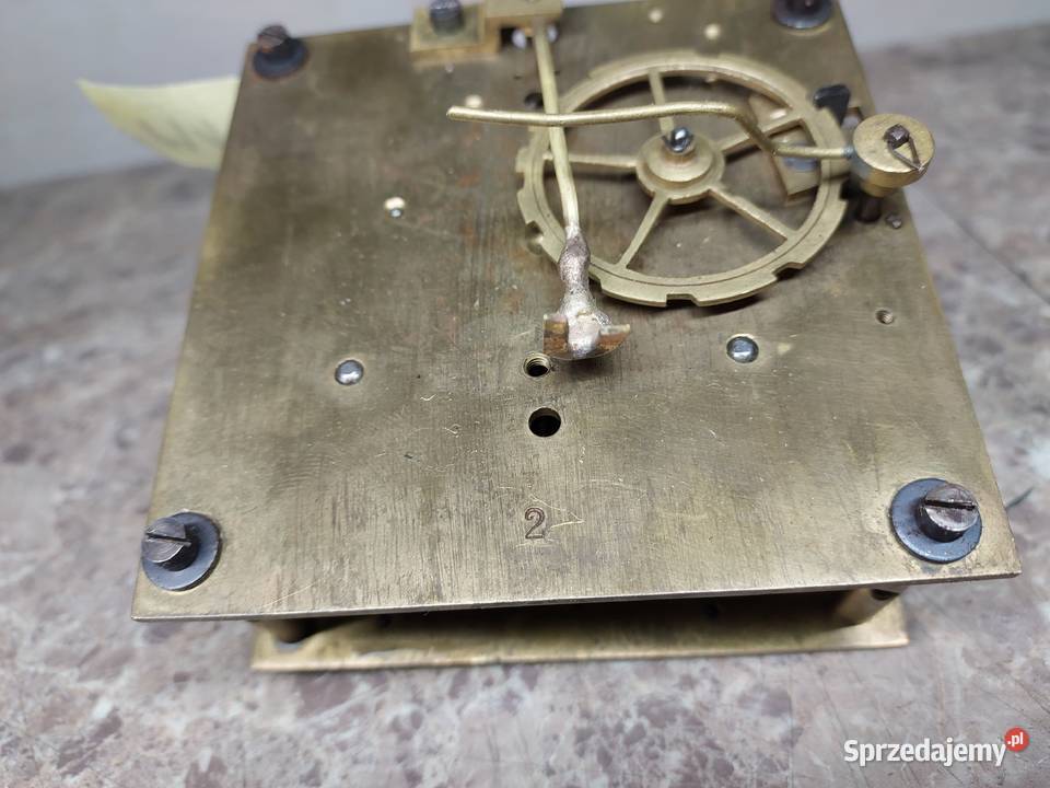 M165 Mechanizm starego zegara ściennego pełna pomorskie Tczew