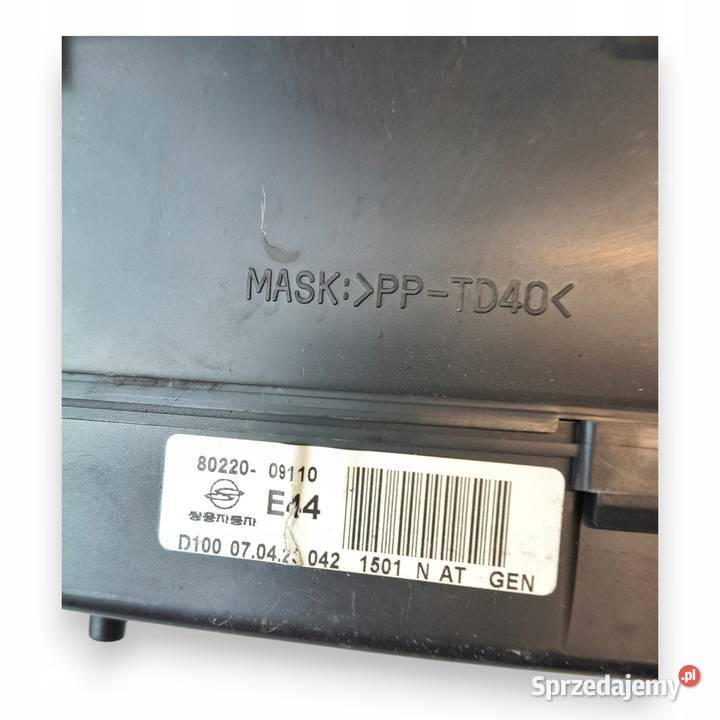 LICZNIK ZEGARY 80220 09110 Ssangyong Kyron 20 lubelskie