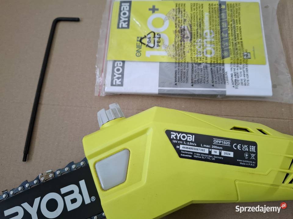 Pilarka do galezi teleskopowa Ryobi 5ah śląskie Starcza sprzedam