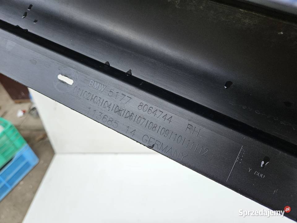 BMW 5 G30 G31 MPAKIET LISTWA PROGOWA PRAWA PRÓG Progi Międzychód