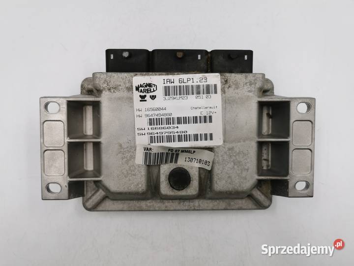 Sterownik Silnika Citroen C5 20 16v 9649795480 Wyszków