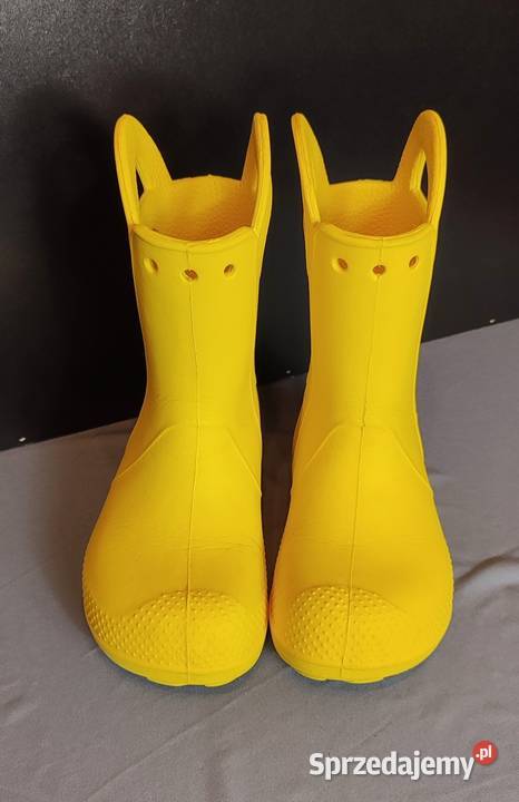 CROCS kalosze dziecięce rozmiar 2930 C12 żółte Kalosze Jasień
