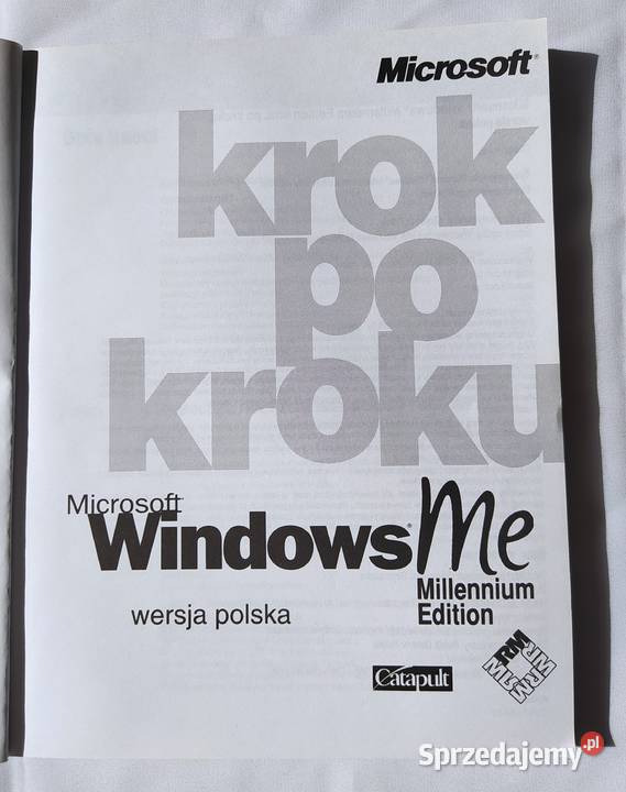 Microsoft Windows Millennium Edition krok kroku informatyka, internet Książki i Podręczniki podlaskie