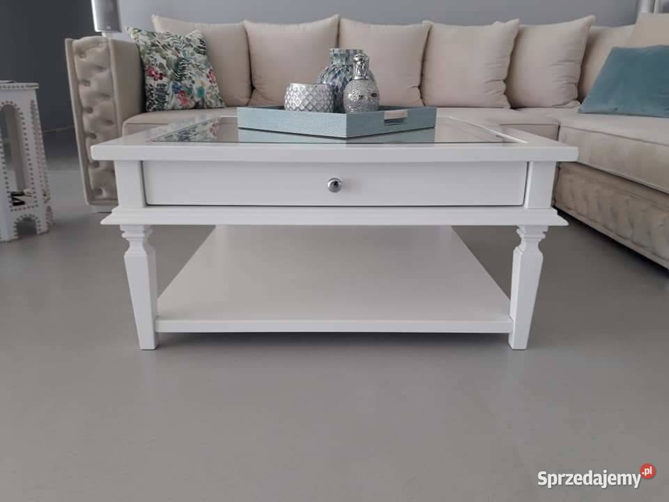 ŁAWA STYL HAMPTON STOLIK AKANT Gierałtowiczki