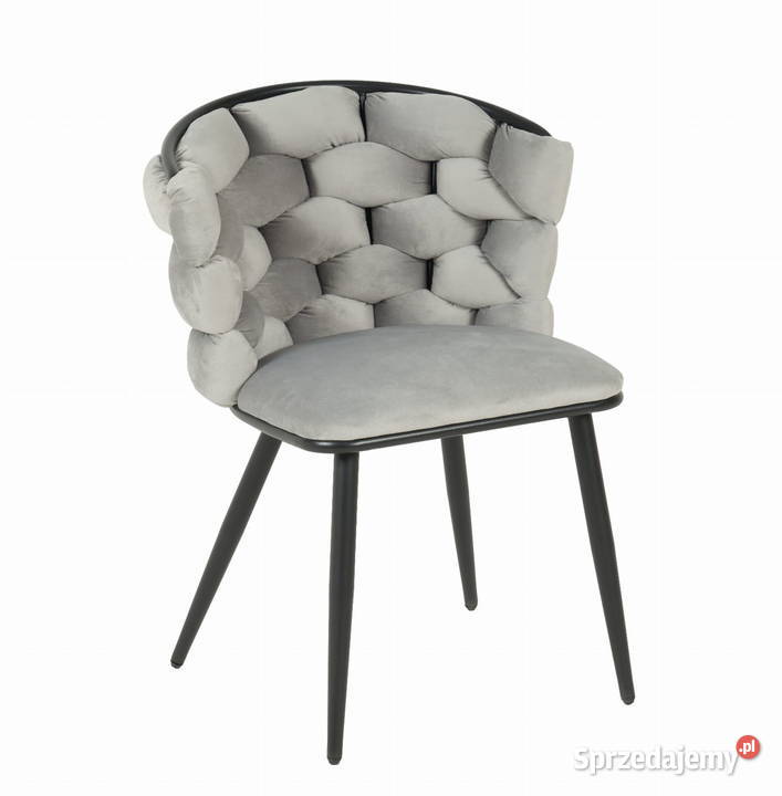 Krzesło szaroczarne Glamour Nowojorskie Prima małopolskie