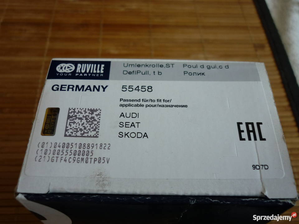 Rolka prowadząca pasek rozrządu Ina VW Skoda Łódź