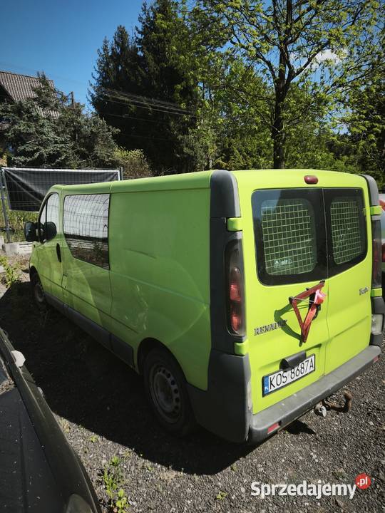 Bus Renault Trafic 2006r Zielony Long Renault małopolskie