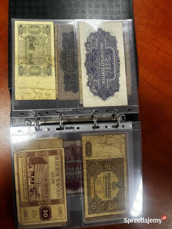 Kolekcja banknotów PRL kolekcjonerskie marki Pustków-Osiedle sprzedam