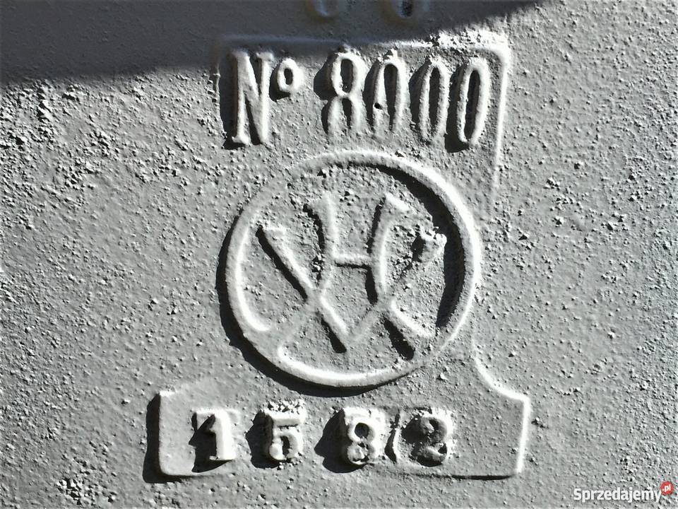 PIĘKNA STARA ŻELIWNA WANNA SYGNOWANA FAKTURA Bielawa