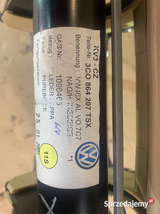 Podłokietnik skóra 3C0864207 vw passat b6 podłokietniki