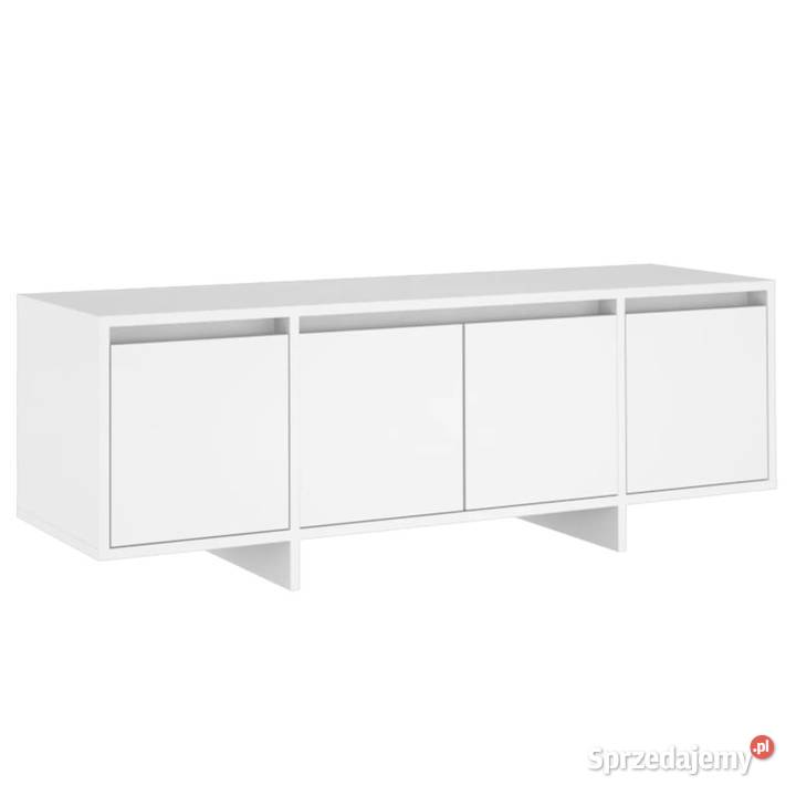Szafka pod TV biała 120x30x405 materiał Warszawa