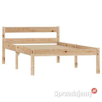 vidaXL Rama łóżka lite drewno sosnowe 100 x 200 mazowieckie