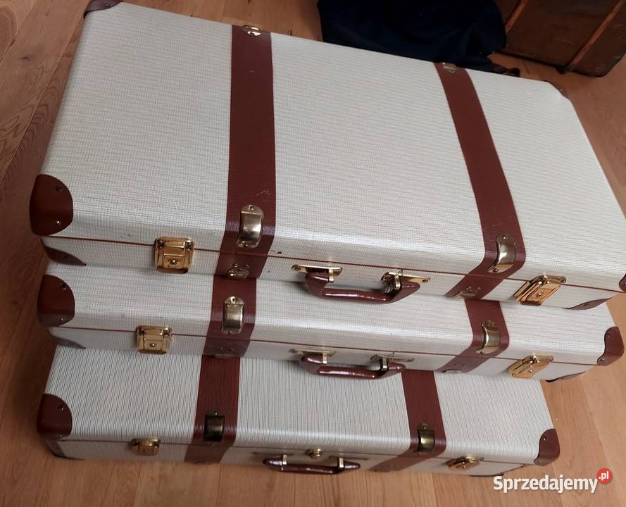 Walizki vintage z lat 60tych XX w sprzedam