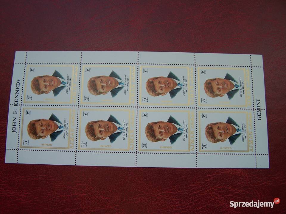 Ajman ZEA 1971 JF Keneddy Prezydent USA Filatelistyka Tychy