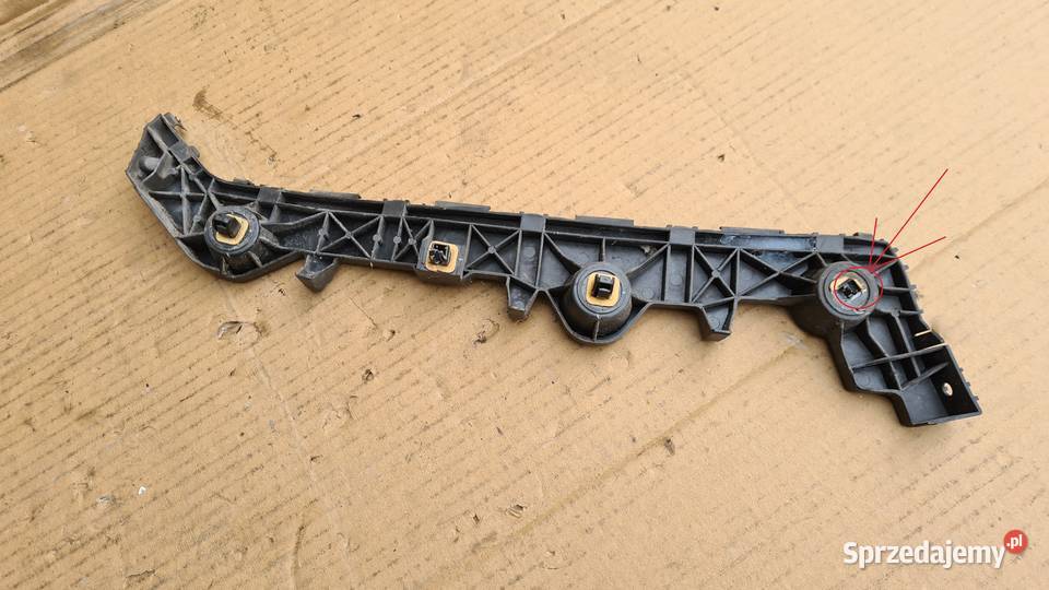 Mazda 6 GH ślizgi uchwyty mocujące zderzak tył