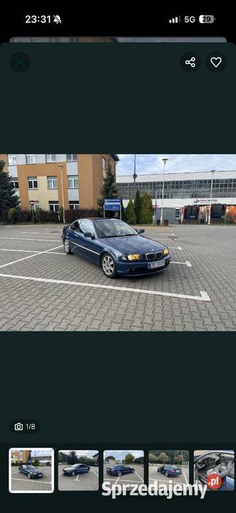 BMW e46 coup zamiana Police sprzedam