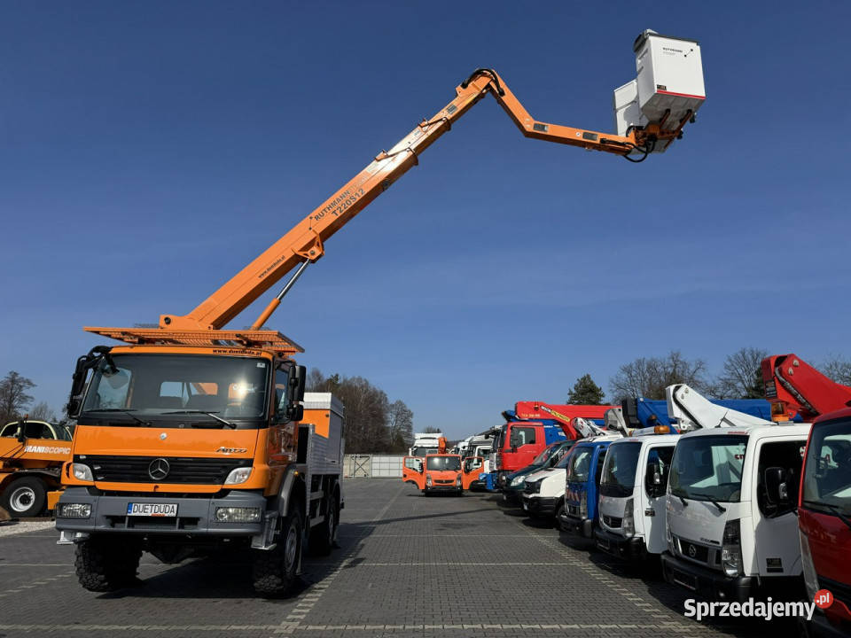 Mercedes Atego 1324 4x4 Zwyżka RUTHMANN STEIGER Widełki sprzedam