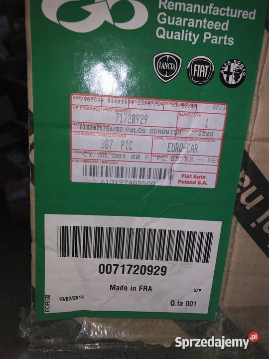 Os napedowa lewy przód o numerze artykułu Kozy