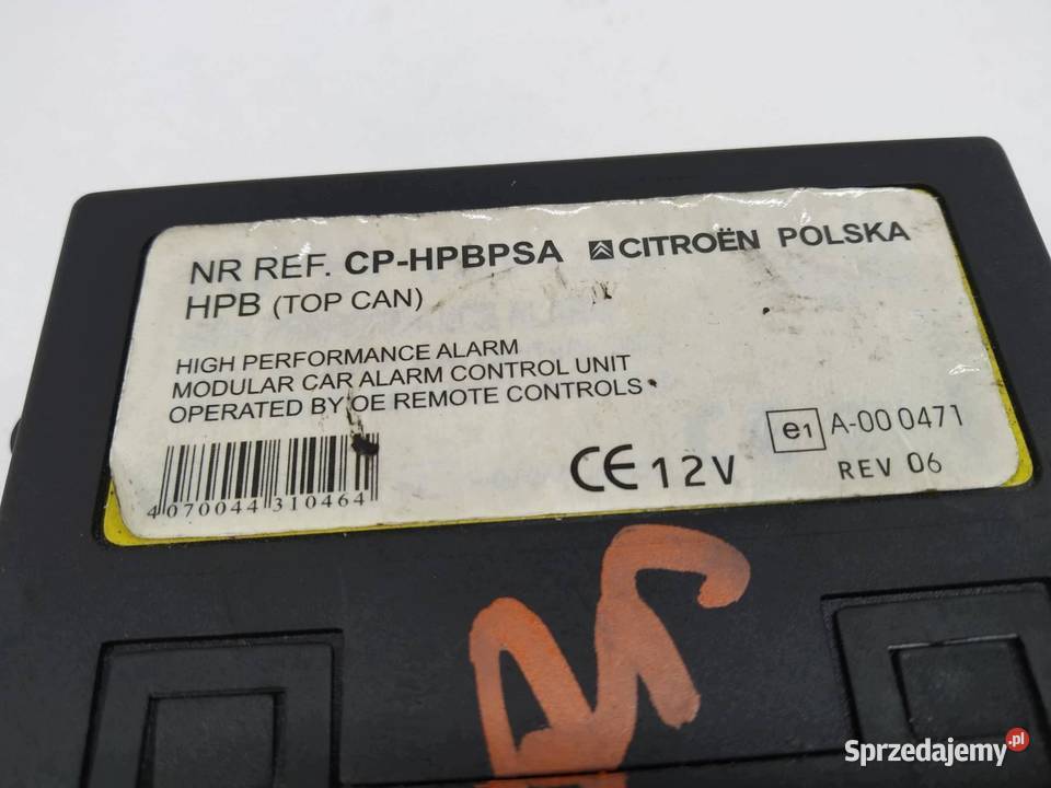 MODUŁ ALARMU A000471 CPHPBPSA Citroen C4 I sprzedam