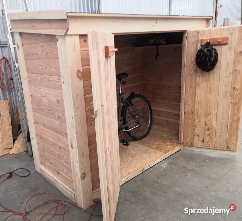 Garaż rowerowy domek ogrodowy schowek Kawnice