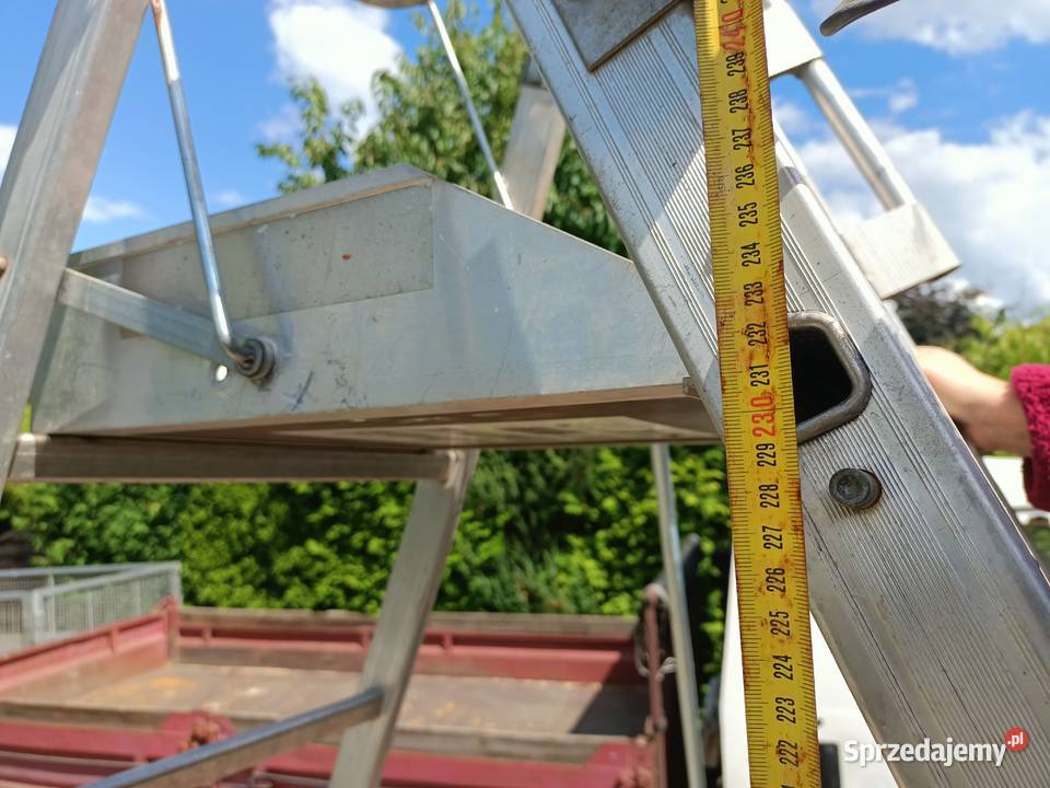 Drabina Aluminiowa Podest roboczy Rusztowanie