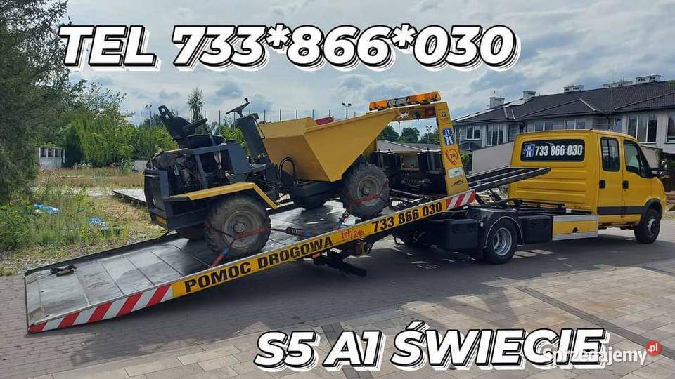 Pomoc Drogowa 24h Laweta S5 A1 7 osób Sartowice kujawsko-pomorskie usługa