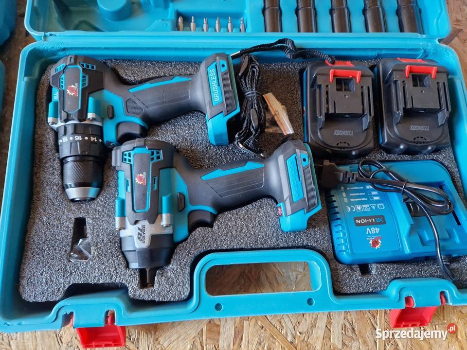 Zestaw narzędzi aku WKRĘTARKA KLUCZ UDAROWY Głogowa sprzedam
