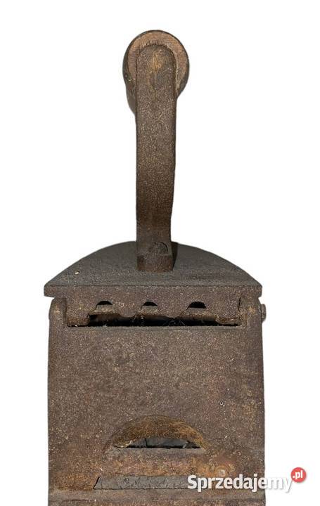 Stare żeliwne węglowe żelazko