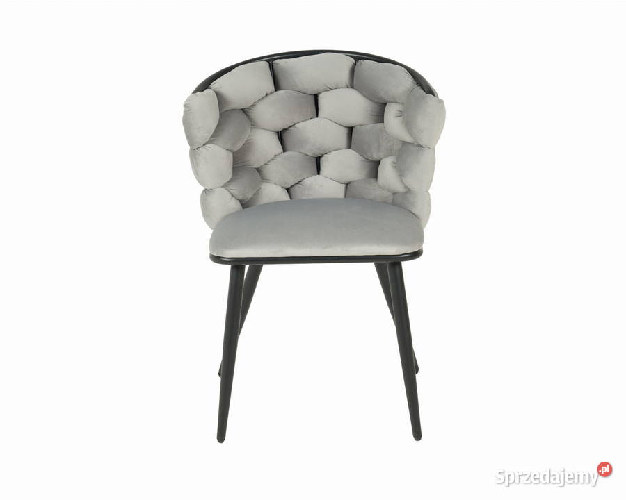 Krzesło szaroczarne Glamour Nowojorskie Prima małopolskie Golkowice