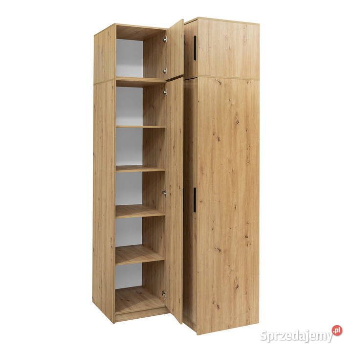 Szafa narożna z systemu Kos 109x109 dąb artisan Wieruszów