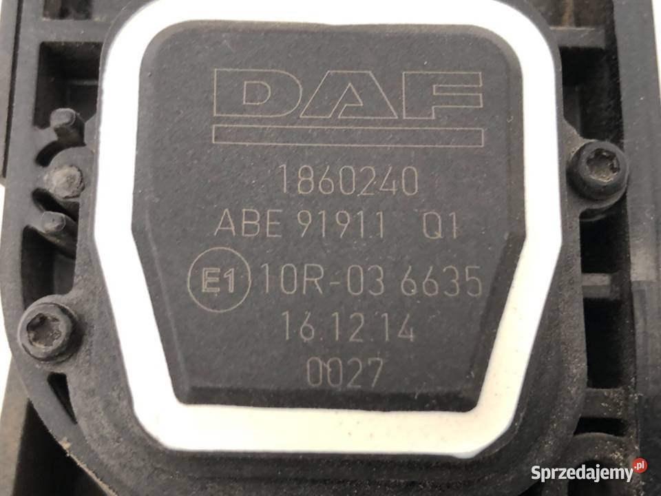 POTENCJOMETR GAZU DAF N 1860240 PEDAŁ
