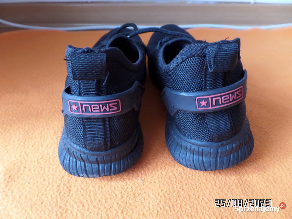 Buty sportowe czarne lekkie News rozmiar 36 Dukla sprzedam