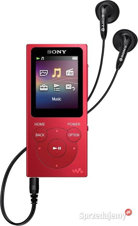 Sony NWE394R.CEW Odtwarzacz MP3, Czerwony, 8GB / 4GB zamow
