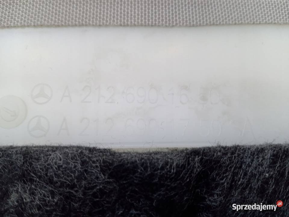 LISTWA PODSUFITKI TYŁ MERCEDES EKLASA W212 SEDAN