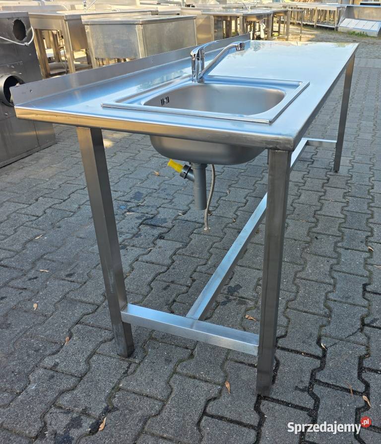 Zlew 1 Komorowy z Blatem Wzmacniany 1926885 Nowe Skalmierzyce