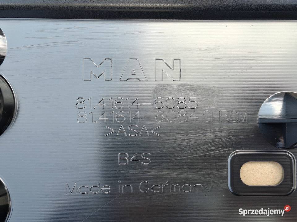 MANTGX III TG3 NOWY MODEL GRILL ATRAPA CHROM ciężarowe Bieleń