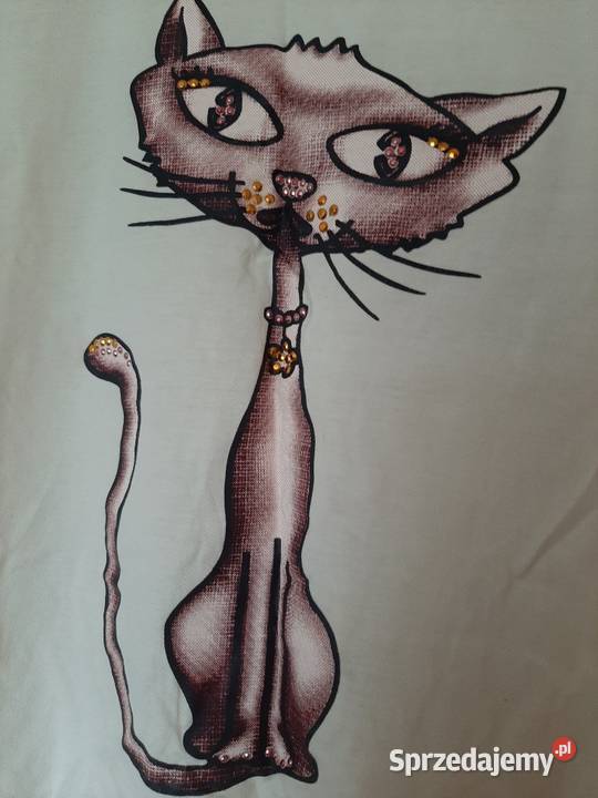 Tshirt z kotkiem brązowy/beżowy Hajnówka sprzedam