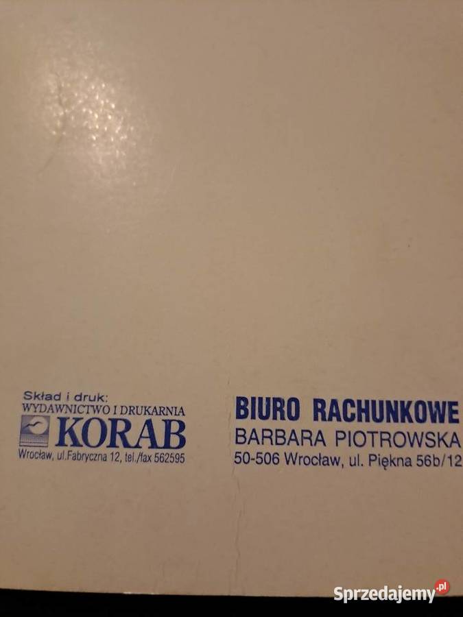 Zbiór zadań z rachunkowości Wrocław sprzedam