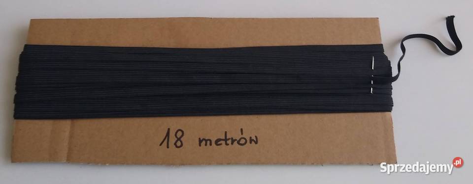 Guma Dziana 05 Gumka Krawiecka Odzieżowa CZARNA Gdańsk