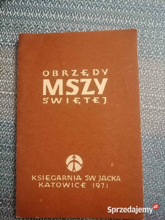 Obrzędy Mszy Świętej 1971 Książki naukowe i popularnonaukowe dolnośląskie Wałbrzych