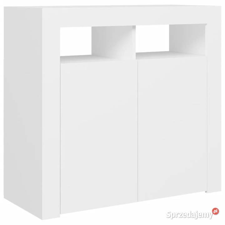 Szafka z oświetleniem LED biała 80 x 35 x 75 Warszawa sprzedam