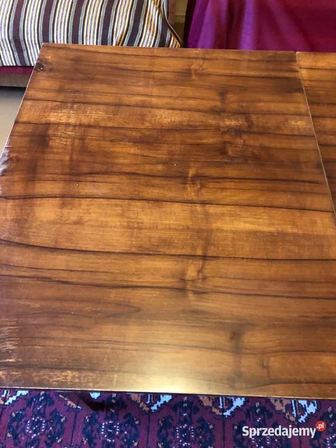 Rozkładany stół patyczak do jadalni z okresu PRL małopolskie Kalwaria Zebrzydowska