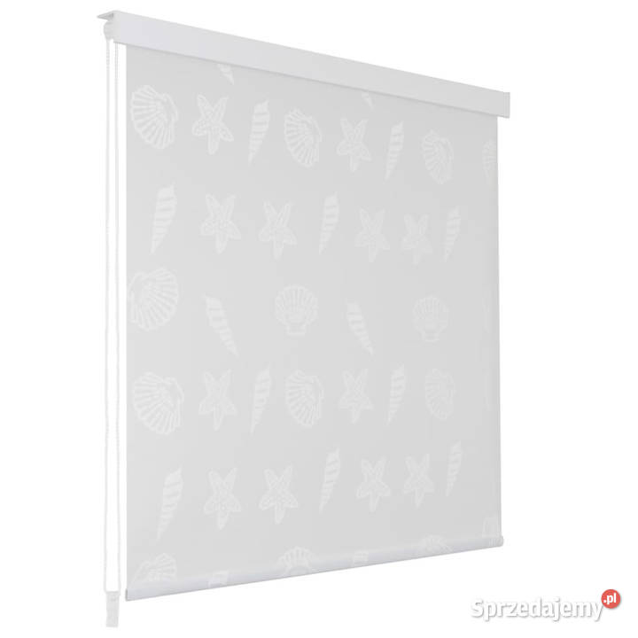 Roleta prysznicowa 140 x 240 wzór w rozgwiazdy