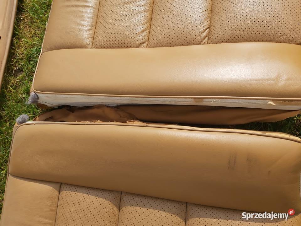 Tapicerka wnętrze skóra skórzane w124 coupe Wyposażenie wnętrza sprzedam