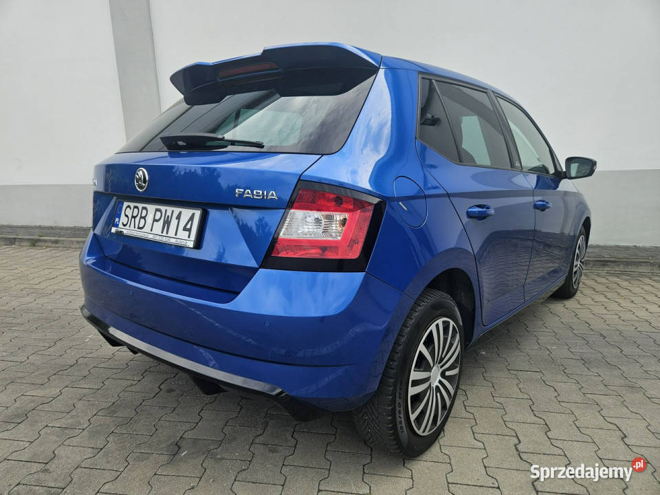 koda Fabia Monte Carlo Radar Panorama dach III niebieski Rybnik