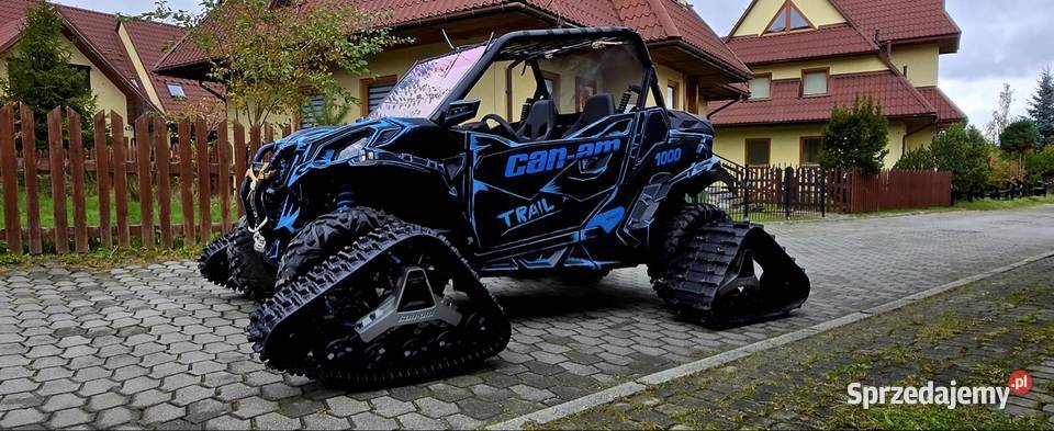 Maverick 800 DPS Trail Gąsienice pług itp Salon kupiony w polskim salonie Piaseczno sprzedam
